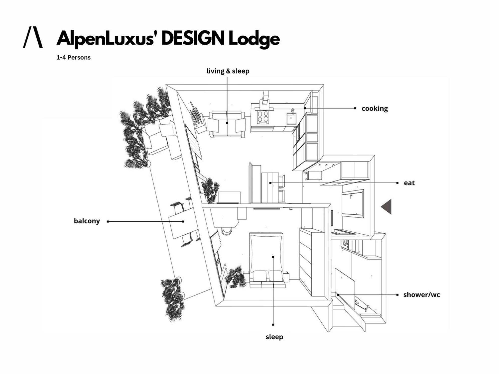 Alpenluxus Presents Design Lodge - Terrace & Car Park Крамзах Екстериор снимка
